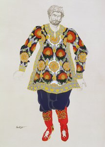Costume Design for a Man, from Sadko, 1917 by Leon Bakst